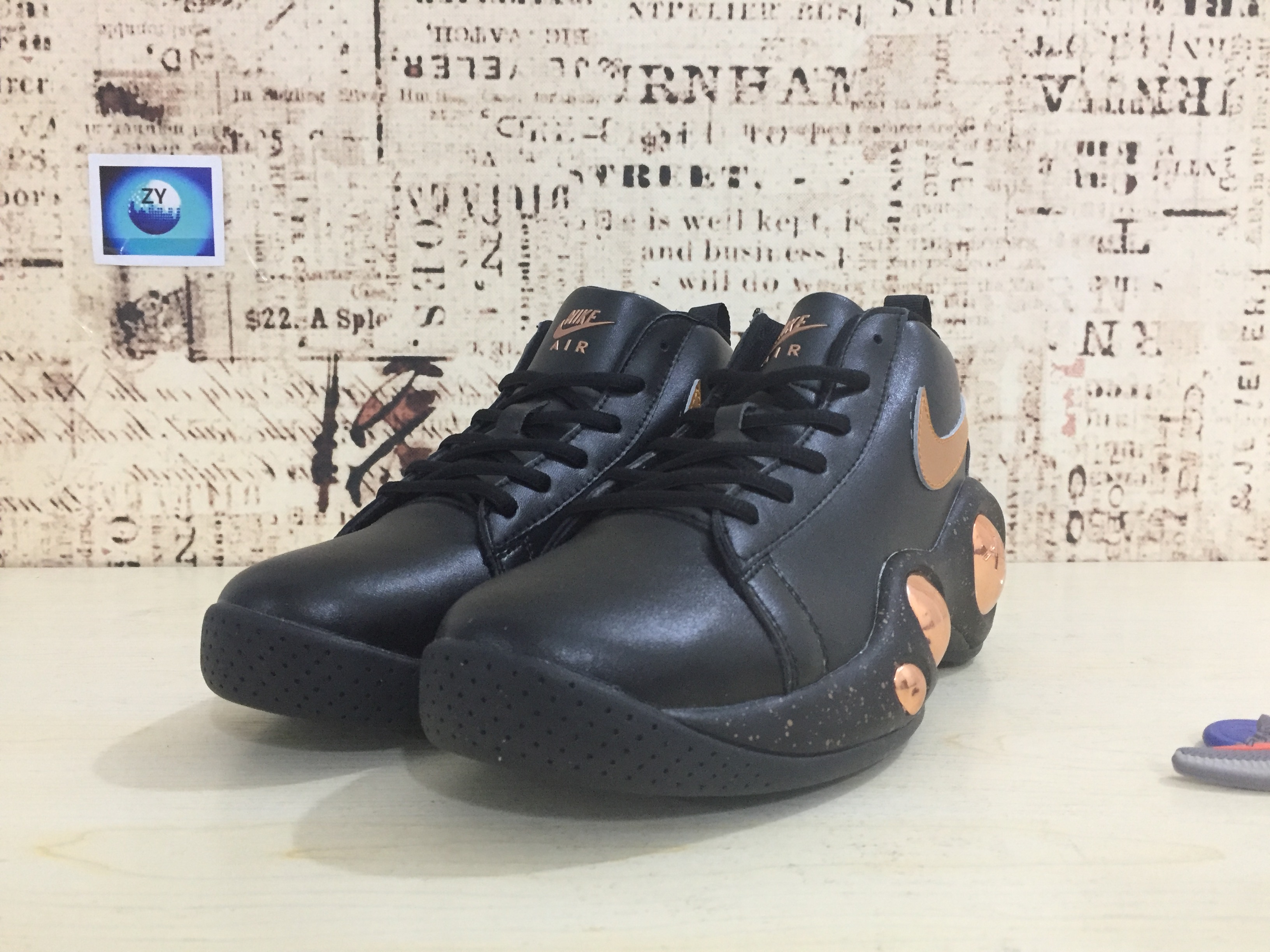 Nike Zoom Bonafide Black Gold Shoes For Women - Click Image to Close